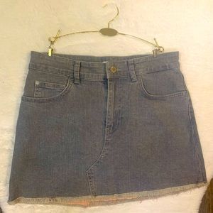 Zadig & Voltaire Juice Colour Frayed Denim Skirt. Size S
